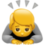 woman raising hand Emoji on Apple, iOS