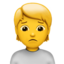 Emoji de persona en Apple, iOS