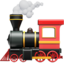 Emoji de locomotora a vapor en Apple, iOS