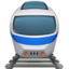 Emoji de tren en Apple, iOS