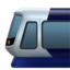 Emoji de tren en Apple, iOS