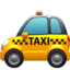 taxi Emoji on Apple, iOS