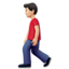 man walking Emoji on Apple, iOS