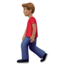 man walking Emoji on Apple, iOS