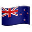 flag: New Zealand Emoji on Apple, iOS