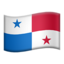 Emoji de bandera de Panamá en Apple, iOS