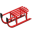 sled Emoji on Apple, iOS