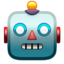 robot Emoji on Apple, iOS