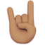 sign of the horns Emoji on Apple, iOS