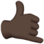 Emoji de mano de llámame en Apple, iOS