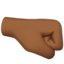 right-facing fist Emoji on Apple, iOS