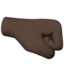 right-facing fist Emoji on Apple, iOS