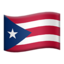 Emoji de bandera de Puerto Rico en Apple, iOS