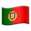 flag: Portugal Emoji on Apple, iOS