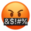 swearing Emoji on Apple, iOS