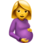 Emoji de mujer en Apple, iOS