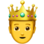 prince Emoji on Apple, iOS