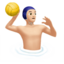 man playing water polo Emoji on Apple, iOS