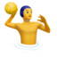 man playing water polo Emoji on Apple, iOS