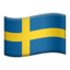 flag: Sweden Emoji on Apple, iOS