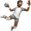 person playing handball Emoji on Apple, iOS