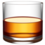 Emoji de vaso de vidrio en Apple, iOS