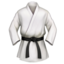 martial arts uniform Emoji on Apple, iOS