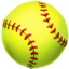 softball Emoji on Apple, iOS