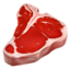 Emoji de trozo de carne en Apple, iOS