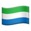 flag: Sierra Leone Emoji on Apple, iOS