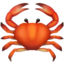 crab Emoji on Apple, iOS