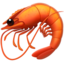 shrimp Emoji on Apple, iOS