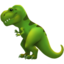 T-Rex Emoji on Apple, iOS