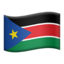 flag: South Sudan Emoji on Apple, iOS