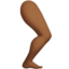 Emoji de pierna en Apple, iOS