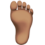 foot Emoji on Apple, iOS