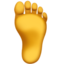 foot Emoji on Apple, iOS