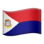 flag: Sint Maarten Emoji on Apple, iOS