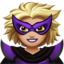 woman supervillain Emoji on Apple, iOS