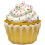 cupcake Emoji on Apple, iOS