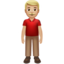 man standing Emoji on Apple, iOS