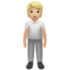 person standing Emoji on Apple, iOS