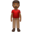 man standing Emoji on Apple, iOS