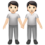 people holding hands Emoji on Apple, iOS