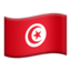 flag: Tunisia Emoji on Apple, iOS