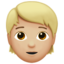 Emoji de persona en Apple, iOS