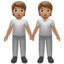 Emoji de personas de la mano en Apple, iOS