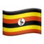 flag: Uganda Emoji on Apple, iOS