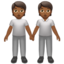 people holding hands Emoji on Apple, iOS