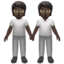 people holding hands Emoji on Apple, iOS